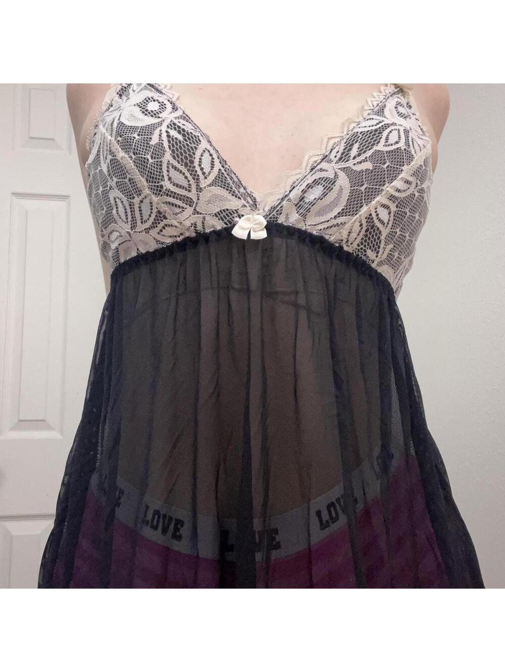 lace babydoll slip dress lingerie